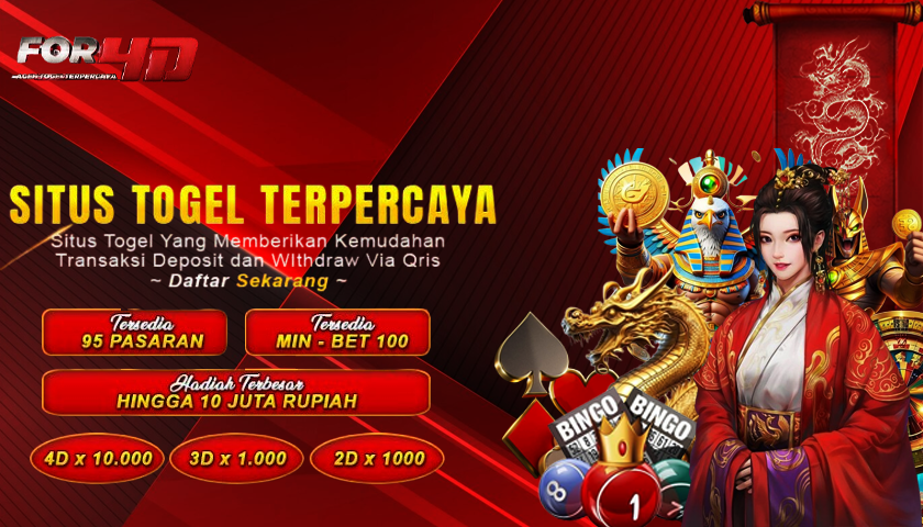 FOR4D - Situs Judi Online Menyediakan Togel Terbaik