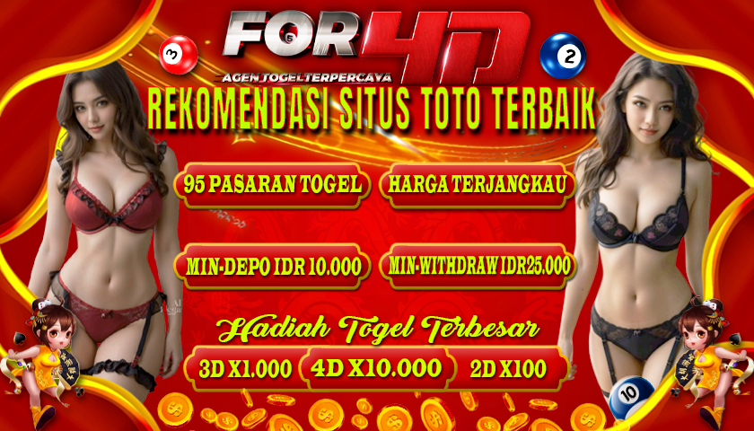 FOR4D Rekomendasi Situs Toto 4D Terbaik Dengan Harga Bettingan Terjangkau