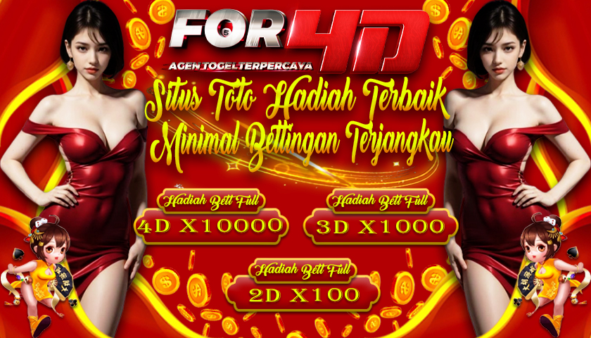 FOR4D Situs Toto Hadiah Terbaik Dengan Minimal Bettingan Terjangkau