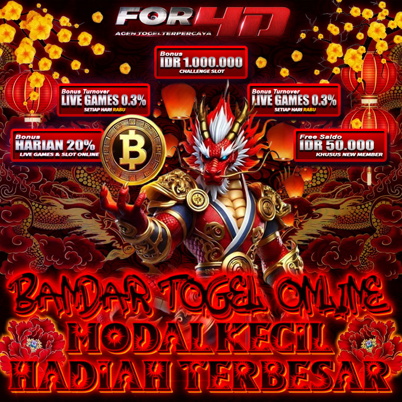 FOR4D Bandar Togel Online Modal Kecil Hadiah Terbesar