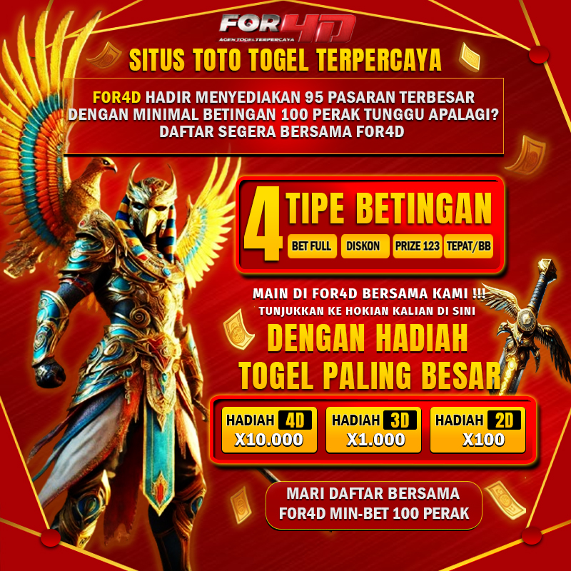 Situs Togel Online Bet 100 Dengan 95 Pasaran Populer