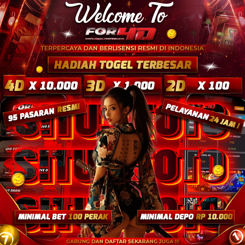For4D: Situs Toto 4D Resmi dan Terpercaya Pilihan Para Penikmat Togel Online