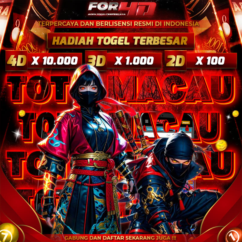 FOR4D: Situs Toto Macau Resmi Terbaik di Indonesia yang Wajib Dicoba